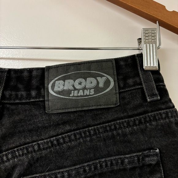 Vintage Brody Jeans black wash flare jeans size 3 - Picture 3 of 6